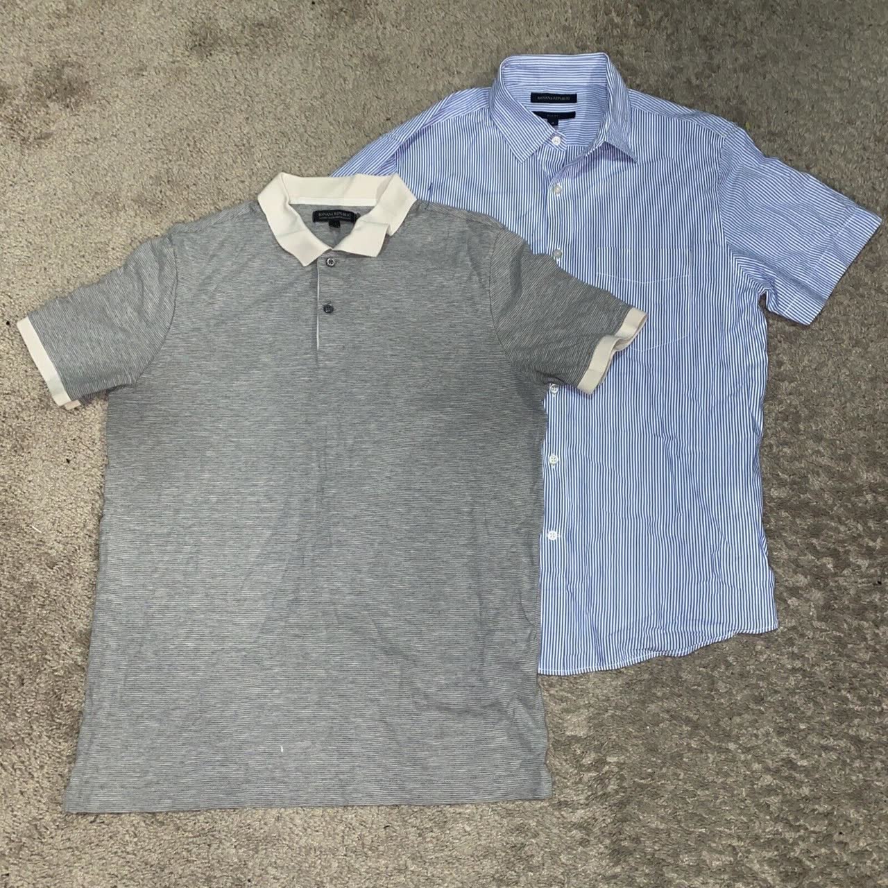 Banana Republic Luxury-Touch Polo shirt in light color