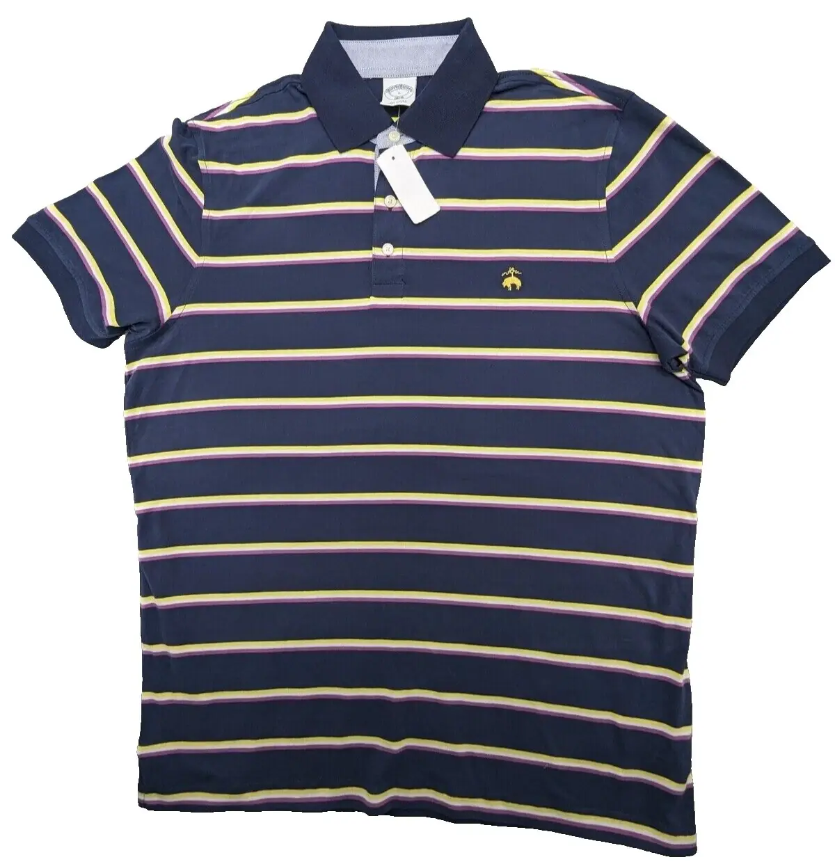 Brooks Brothers Original Polo Shirt in white on a plain background